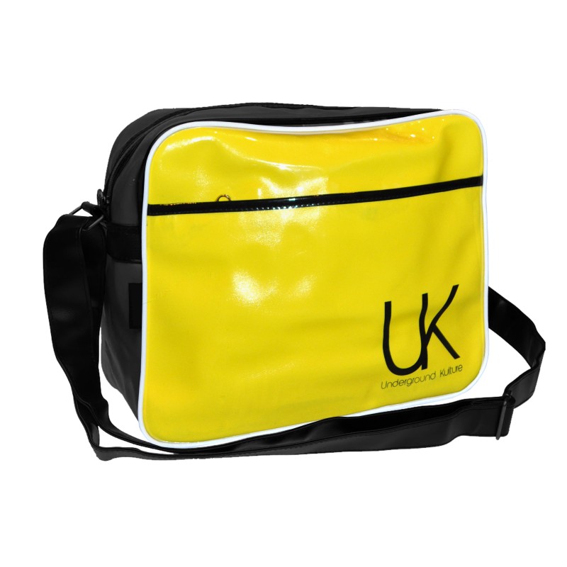 Underground Kulture Neon Yellow Stargazer Postman Shoulder Bag